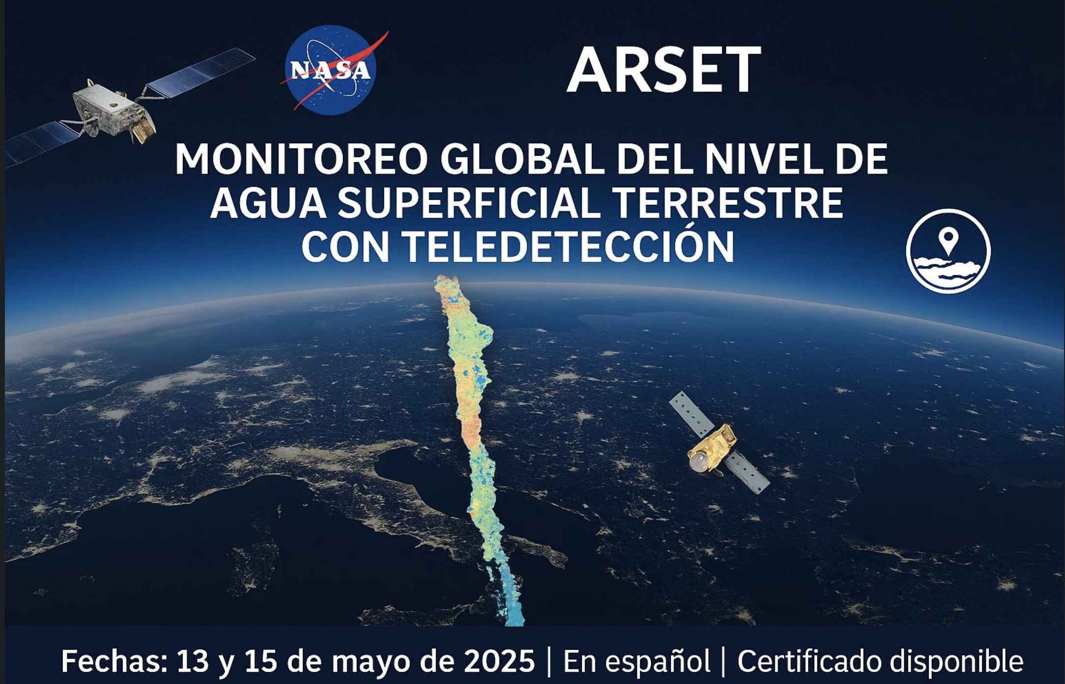 Curso: Monitoreo Global del Nivel de la Superficie del Agua Terrestre mediante Teledetección con el Satélite SWOT